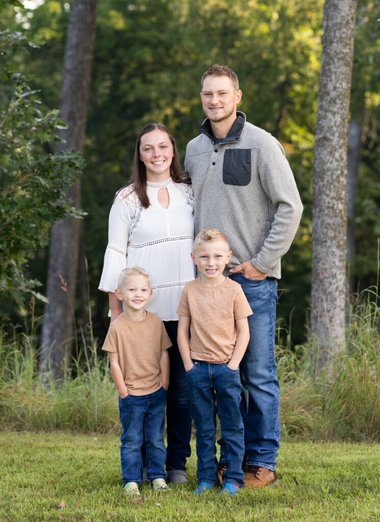 Taylor Briard and Family Owner of Tailored Builders, your premium custom home builder and luxury remodel general contractor in Detroit Lakes, MN